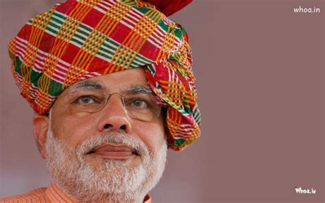 Narendra Modi In Red Turban