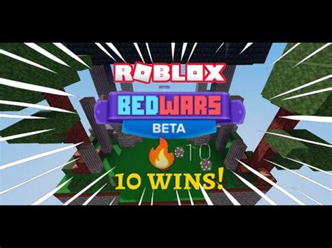 Hitting Wins Roblox Bedwars Youtube