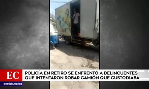 Polic A En Retiro Se Enfrent A Delincuentes Que Intentaron Robar