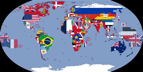 Flag Map of The World (1914) : r/1910s