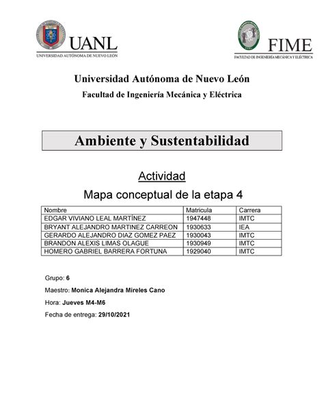 Mapa Conceptual De Los Temas Aparcados En La Unidad Universidad