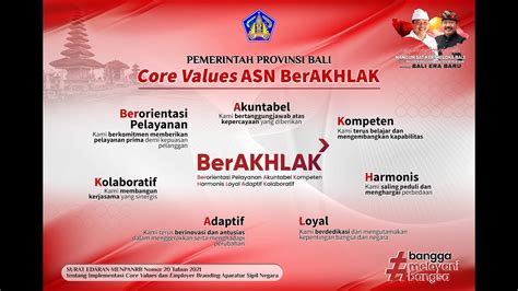 Core Values Asn Berakhlak Youtube