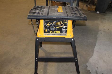 Pro Tech 10 Bench Saw Property Room