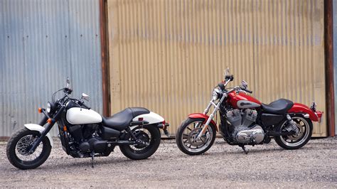 Harley Sportster Superlow Vs Honda Shadow Phantom