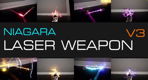 Niagara Laser Beam Weapon V3 In Visual Effects Ue Marketplace