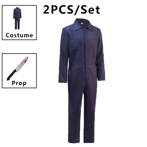 Halloween Costume Michael Myers Cosplay Horror Murderer Uniform Sets