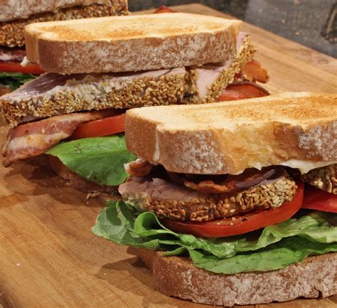 Tuna Bacon Lettuce Tomato Sandwich Recipe BDOutdoors Bloodydecks