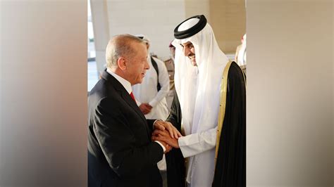 Cumhurba Kan Recep Tayyip Erdo An Katar Da Resmi T Renle Kar Land