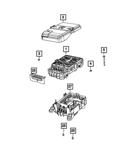 Power Distribution Fuse Block Junction Block Relays And Fuses For 2024 Jeep Grand Cherokee