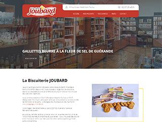 La Biscuiterie JOUBARD un large choix de biscuits au beurre ou chocolatés