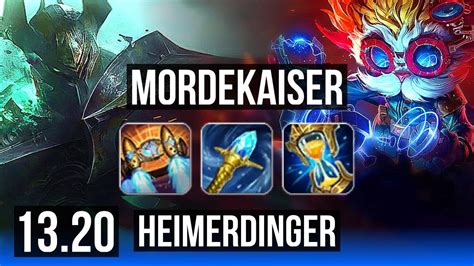 MORDE Vs HEIMER MID 14 1 4 3 2M Mastery Legendary 800 Games