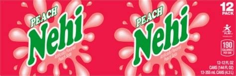 Nehi Peach Soda Cans, 12 pk / 12 fl oz - Pick ‘n Save