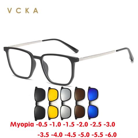 VCKA Gafas De Sol Con Clip Magn Tico Para Miop A Para Hombre Y Mujer