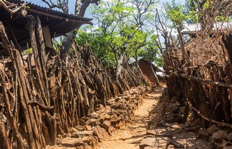 Traditional Konso Tribe House Ethiopia Stock Photo Image Of