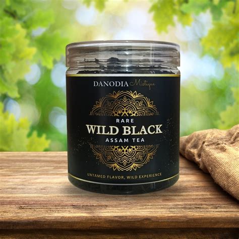 The Real Organic Assam Black Tea Strong Flavour Wild Black 100g Danodia Foods