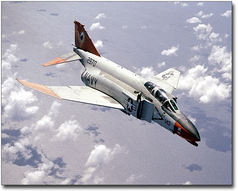 Us Navy F 4 Phantom In Flight 8x10 Silver Halide Photo Print Ebay