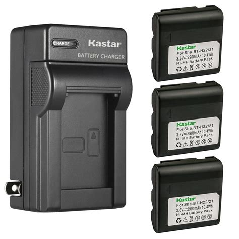 Kastar Pack Battery And Ac Wall Charger Compatible With Sharp Vl