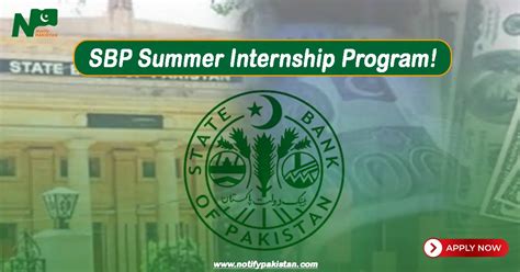 Sbp Summer Internship Program Online Apply Notify Pakistan