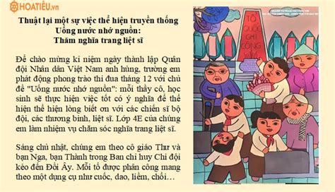 Siêu hay Viết bài văn thuật lại một sự việc thể hiện truyền thống