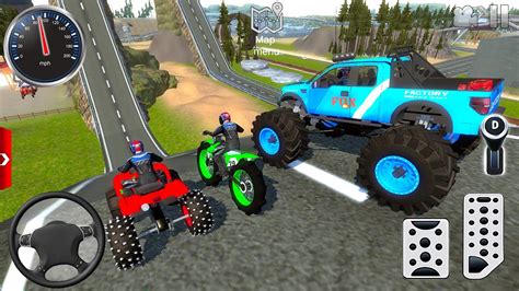 Juegos De Carros Motos de Cross Quads 4x4 Camión Monstruo 2