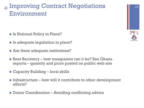 Ppt African Legal Support Facility Negotiations Of Natural Resource