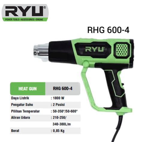 Jual Ryu Rhg Mesin Heat Gun Mesin Pemanas Hot Gun Watt