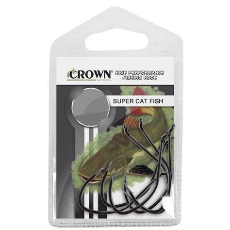 Anzol Super Cat Fish Cartela 5UN Black Nickel Crown