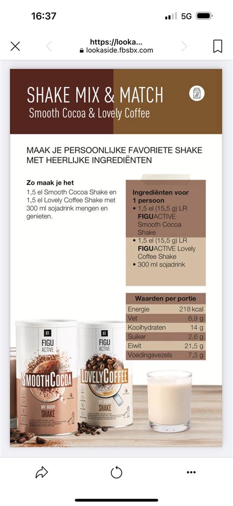 FIGUACTIVE Lovely Coffee Shake Aloë vera Werkt