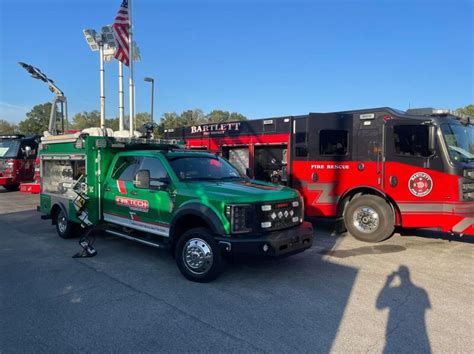 New Fire Trucks Were On Display From Various Fire Departments OTTER