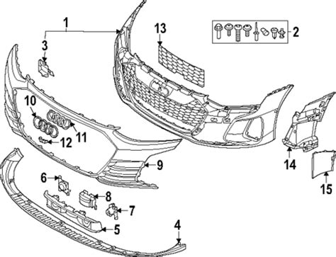 Bumper & Components - Front for 2022 Audi e-tron GT | Audi USA Parts