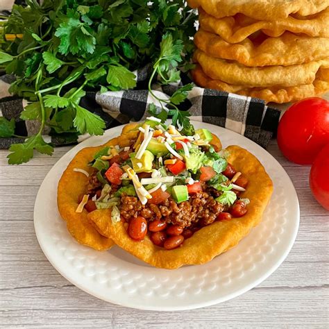 Homemade Navajo Taco Indian Fry Bread Recipe