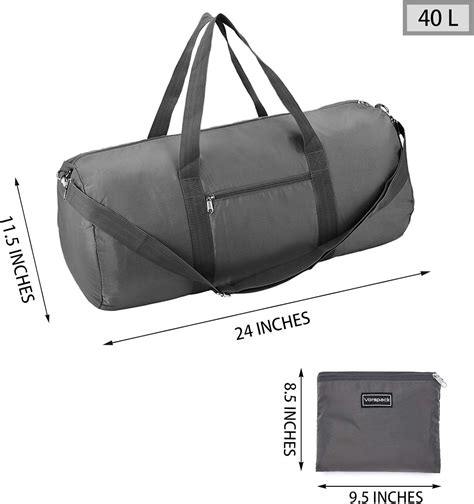 Vorspack Duffel Bag 24 Inches Foldable Lightweight Gym Bag With Inner