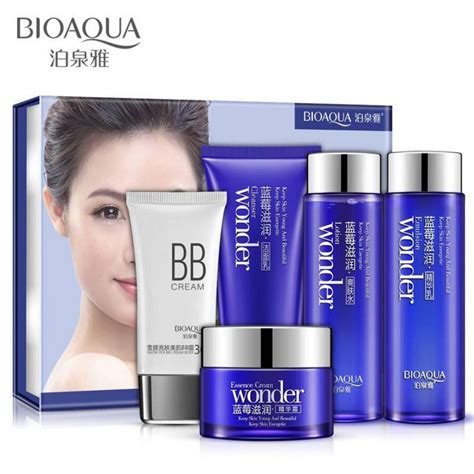 Buy Bioaqua In Gift Box Wonder Blueberry Moisturizing Skin Care Set