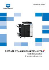 Konica Minolta Bizhub C Manuels Manualslib