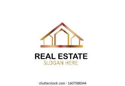 Vector Logo Template Real Estate Building Stock Vector Royalty Free