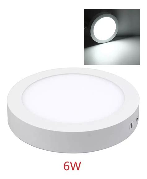 Ripley FOCO PANEL PLAFÓN LED 6W SOBREPUESTO REDONDO LUZ FRIO 003023