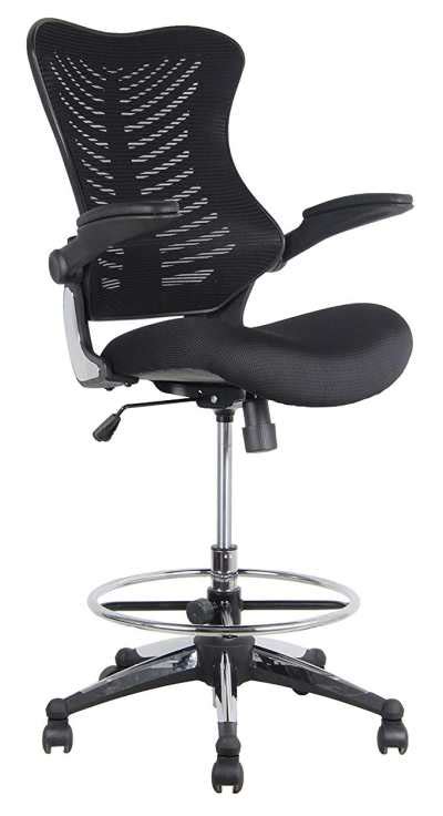 輸入専門clears Shop新品high Back Mesh Ergonomic Drafting Chair Sto Tall Desk