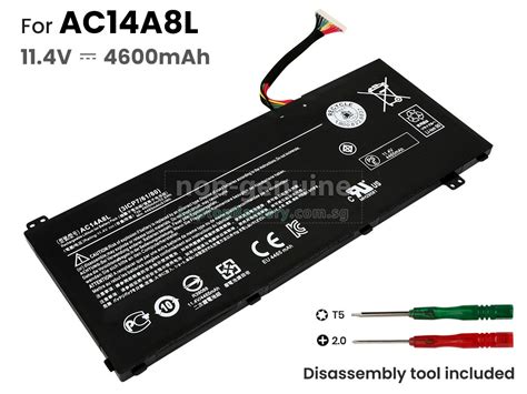 Battery For Acer Aspire V Nitro Be Vn G Replacement Acer Aspire