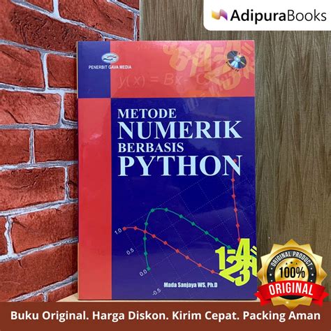 Jual Adipurabooks Metode Numerik Berbasis Python Shopee Indonesia