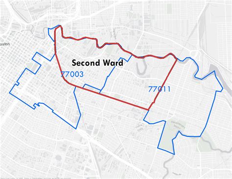 Second Ward Houston Map Cornie Christean