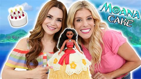 MAKING A MOANA PRINCESS CAKE! w/ Rebecca Zamolo - Win Big Sports