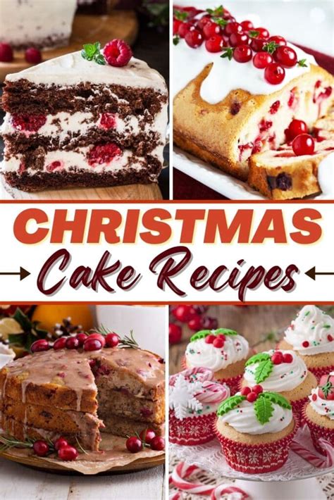 30 Best Christmas Cake Recipes - Insanely Good