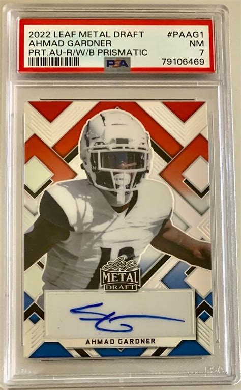 2022 Leaf Metal Draft Portrait AHMAD SAUCE GARDNER R W B Prismatic