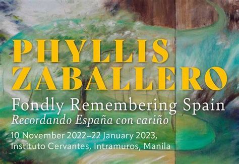 El Instituto Cervantes organiza una exposición de pinturas de Phyllis