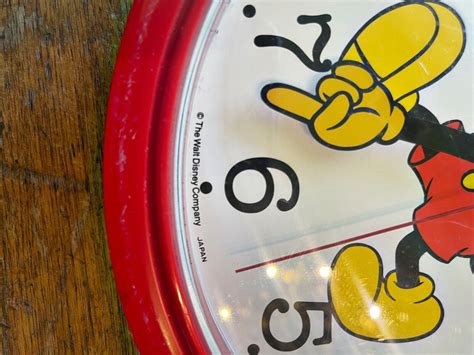 Mavin Vintage Lorus Quartz Mickey Mouse Walt Disney Co Wall Clock