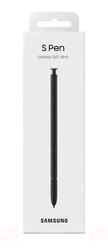 Lápiz Stylus Samsung S Pen Para Galaxy S22 Ultra Negro Cuotas Sin