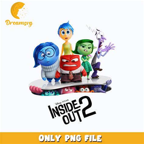 Disney Pixar Inside Out 2 Png Dreamsvg Store