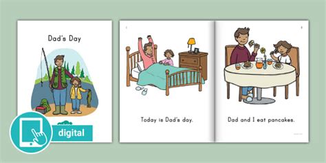 Dad S Day Emergent Reader Ebook Fathers Day Twinkl Usa