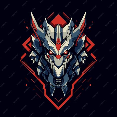 Premium Vector | Sacred geometry of robots