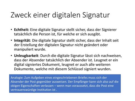 Digitale Signaturen Digitale Zertifikate Ppt Herunterladen